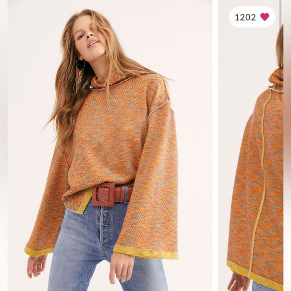 We The Free sunny day turtleneck XS - Picture 2 of 2